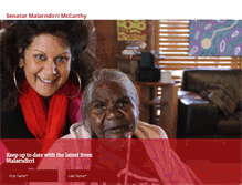 Tablet Screenshot of malarndirrimccarthy.com.au